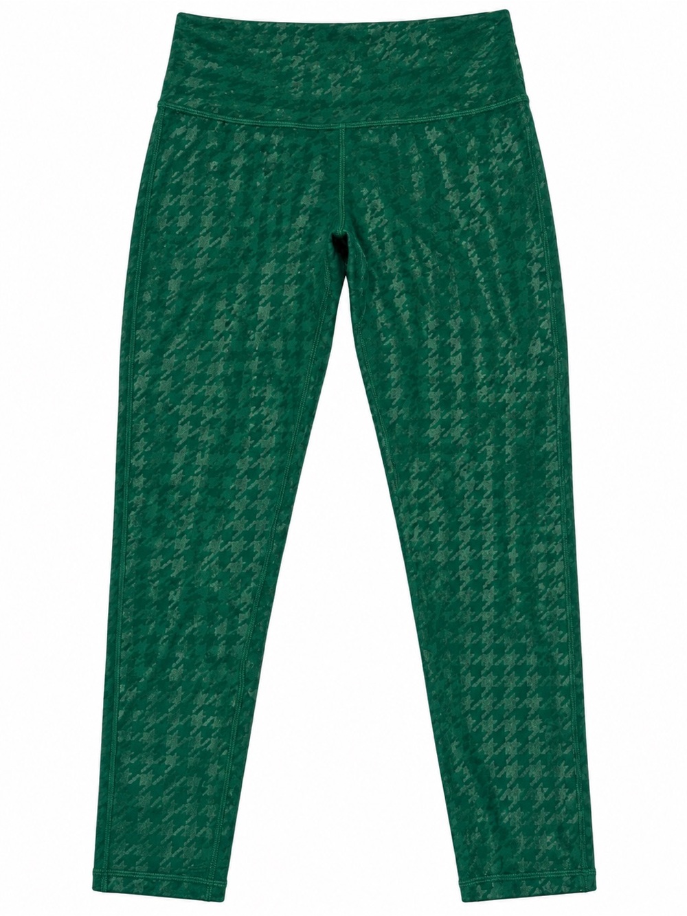 aerie Deep Green Houndstooth High-Rise Leggings